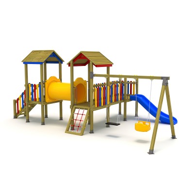 06 A Classic Wooden Playground